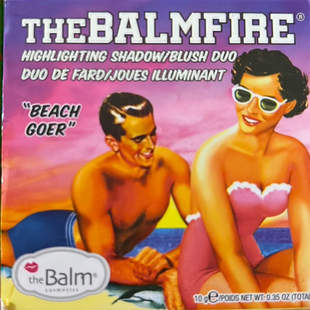 BNIB TheBalm Cosmetic theBALMFIRE highlighting blush/shadow in BEACH GOER